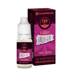CBD E-Liquid Plant of Life Gorila Glue 10 ml. 5%