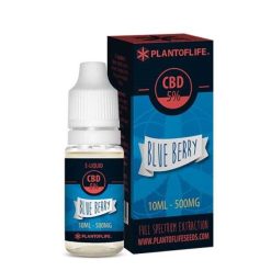 Alternative view of CBD E-Liquid Plant of Life Blueberry 10 ml. 5%