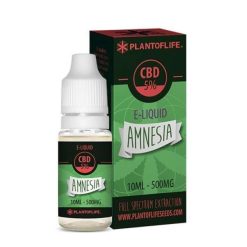Alternative view of CBD E-Liquid Plant of Life Amnesia 10 ml. 5%