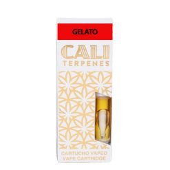 Alternative view of CBD  Cartridge Cali Terpenes Tip 90 % 1 ml. Gelato