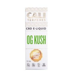 Alternative view of CBD E-Liquid Cali Terpenes Og Kush 10 ml. 30 mg,